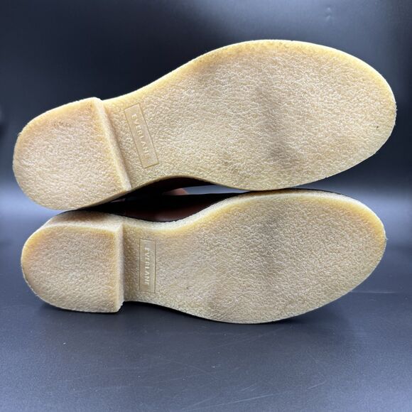 Everlane The Italian Leather Chelsea Boot Tobacco Brown 6.5 Women's Gum Outsole - Picture 11 of 16